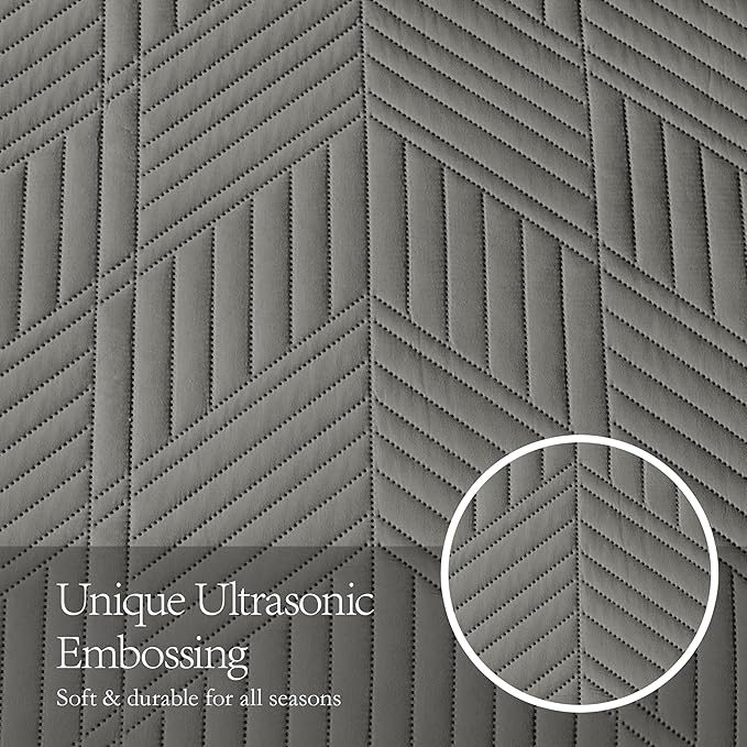 Microfiber Quilt Set - King