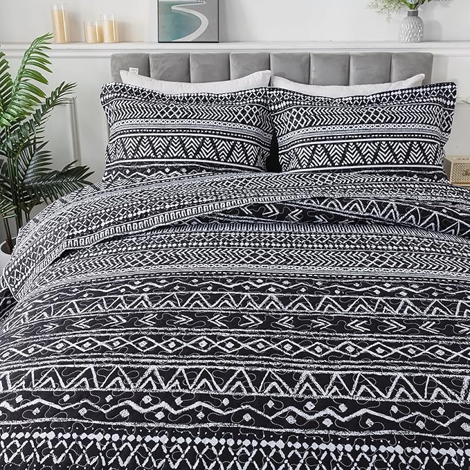 Microfiber Quilt Set - King - 3 Piece