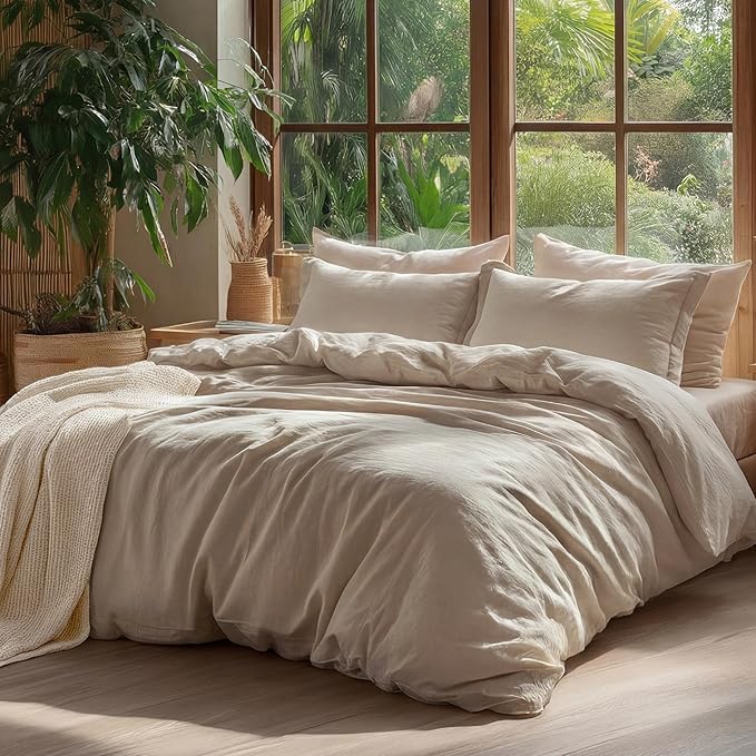 Linen Duvet Cover Set - King
