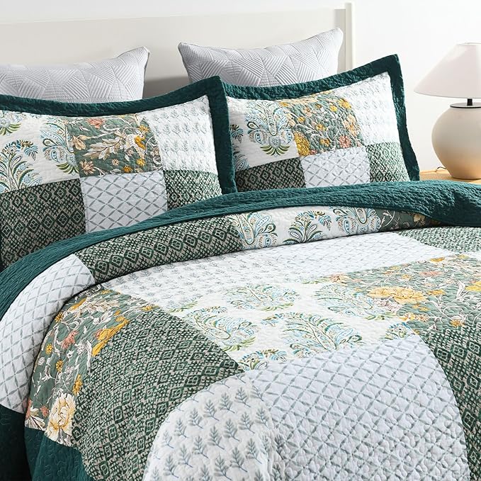100% Cotton Quilt Set - Queen