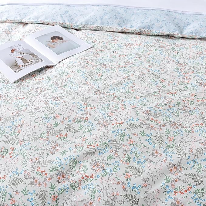 100% Cotton Duvet Cover Set - King - 3 Piece