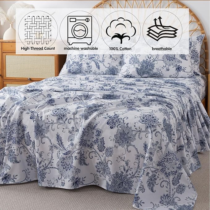 Bed Sheet Set - King - 4 Piece