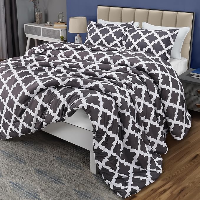 Down Alternative Comforter Set - King - 90 x 102 in - 3 Piece