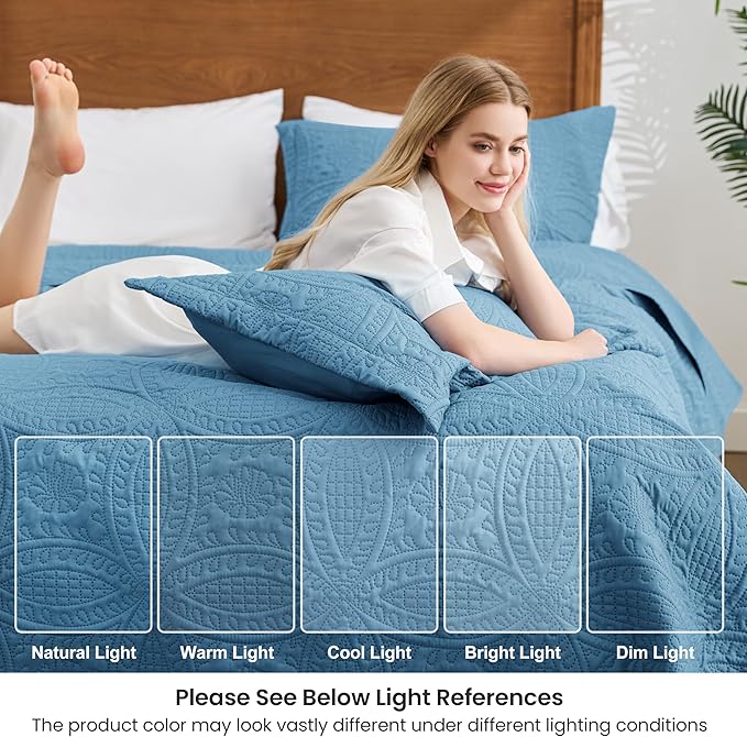 Quilt Set - Queen - 3 Piece