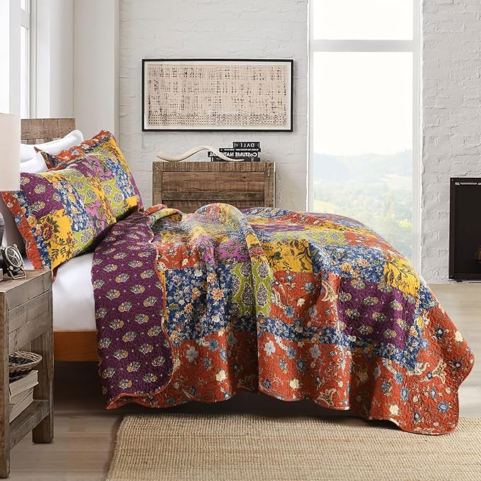 100% Cotton Quilt Set - Queen