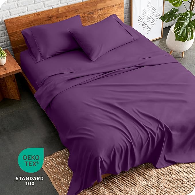 Microfiber Bed Sheet Set - King - 4 Piece