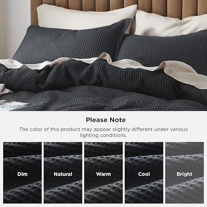 100% Cotton Duvet Cover Set - King - 4 Piece