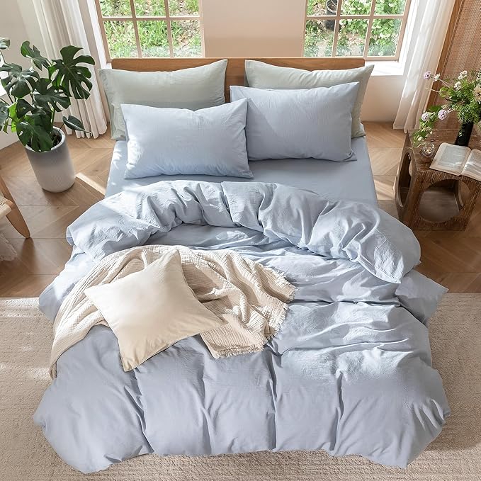 Linen Duvet Cover Set - Queen