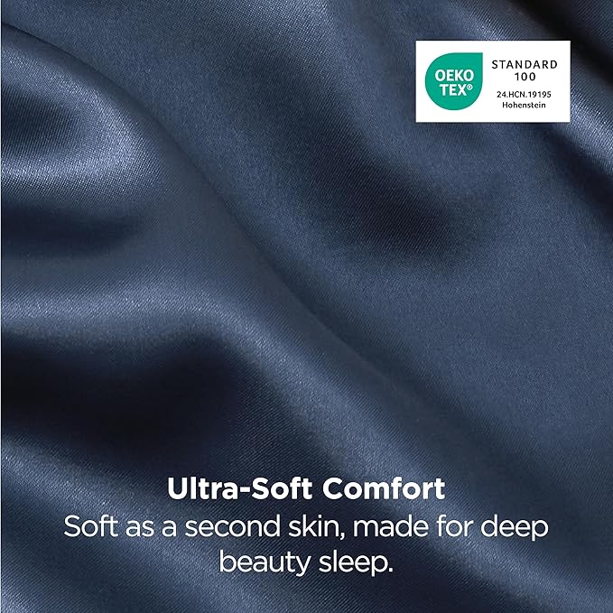 Satin Pillowcase Set - King - 20 x 36 in - 2 Piece