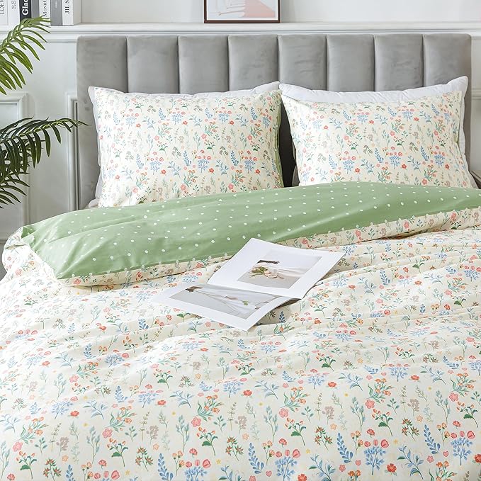 100% Cotton Duvet Cover Set - King - 3 Piece