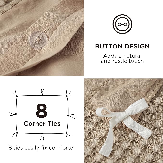 Bamboo Cooling Duvet Cover Set - Queen - 3 Piece