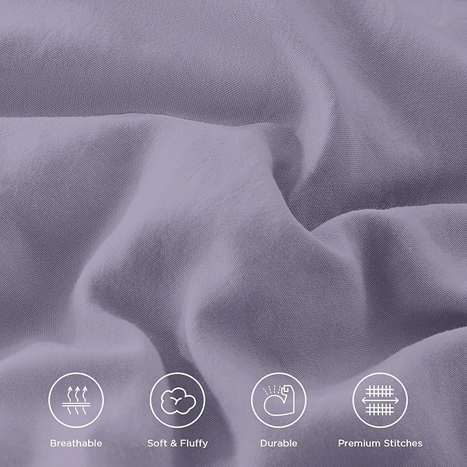Microfiber Comforter Set - California King - 104 x 96 in - 3 Piece