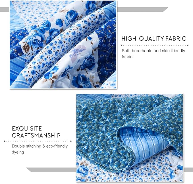 Quilt Set - Queen - 3 Piece