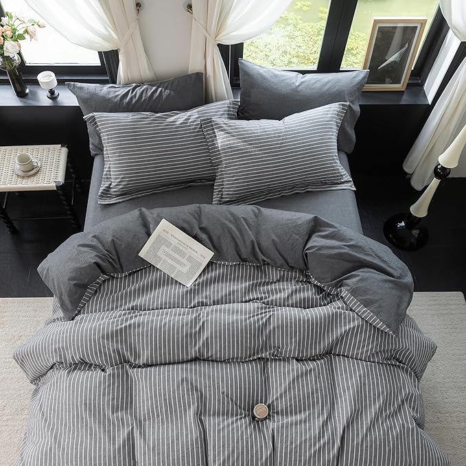 Linen Duvet Cover Set - King