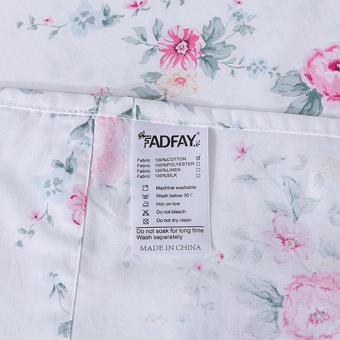 100% Cotton Bed Sheet Set - California King - 4 Piece