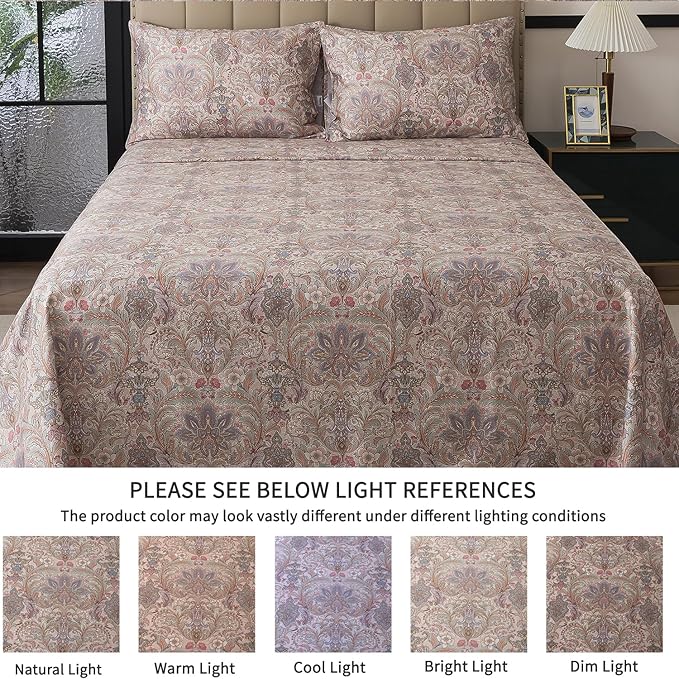 Bed Sheet Set - California King - 4 Piece