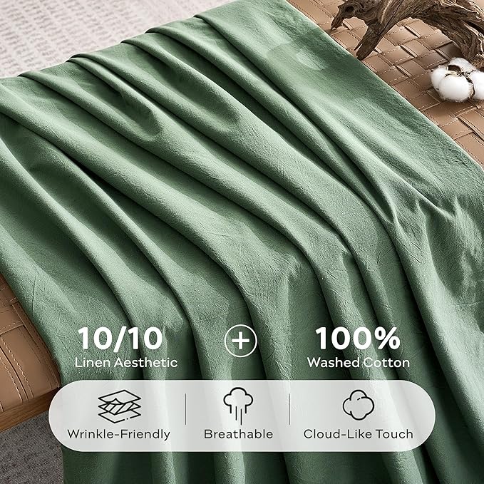 Linen Duvet Cover Set - King