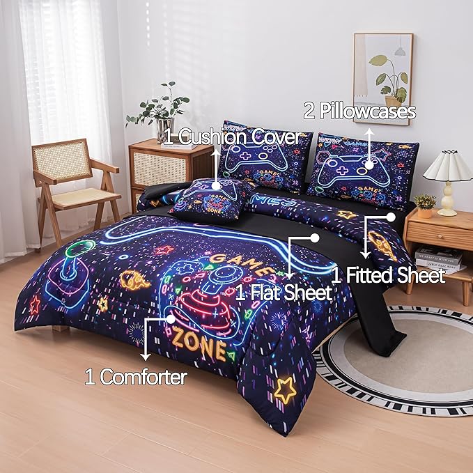 Comforter Set - Full - 6 Piece