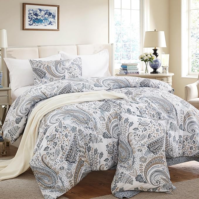 100% Cotton Duvet Cover Set - Full - 3 Piece