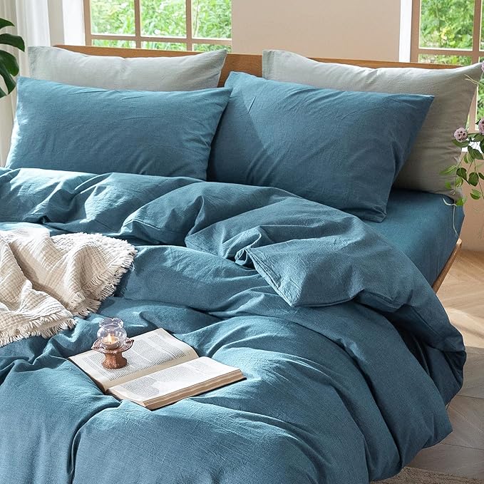 Linen Duvet Cover Set - Full