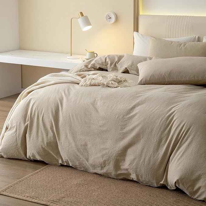 Linen Duvet Cover Set - King - 120 x 98 in - 3 Piece