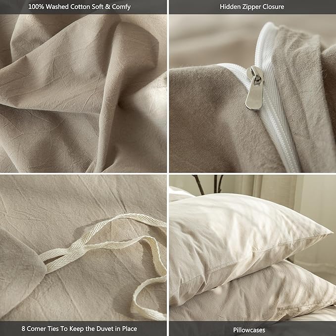 Linen Duvet Cover Set - King