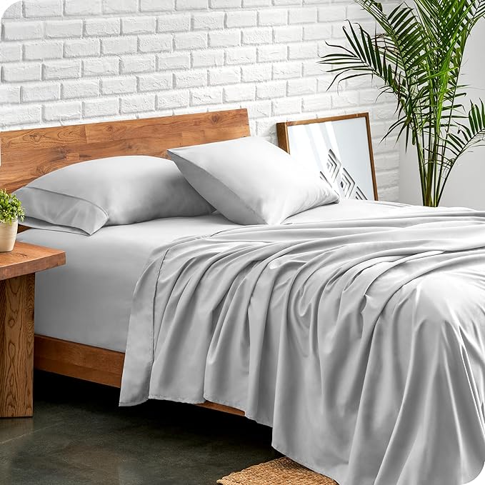 Microfiber Bed Sheet Set - Queen - 4 Piece