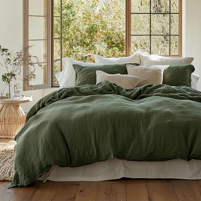 Linen Duvet Cover Set - Queen