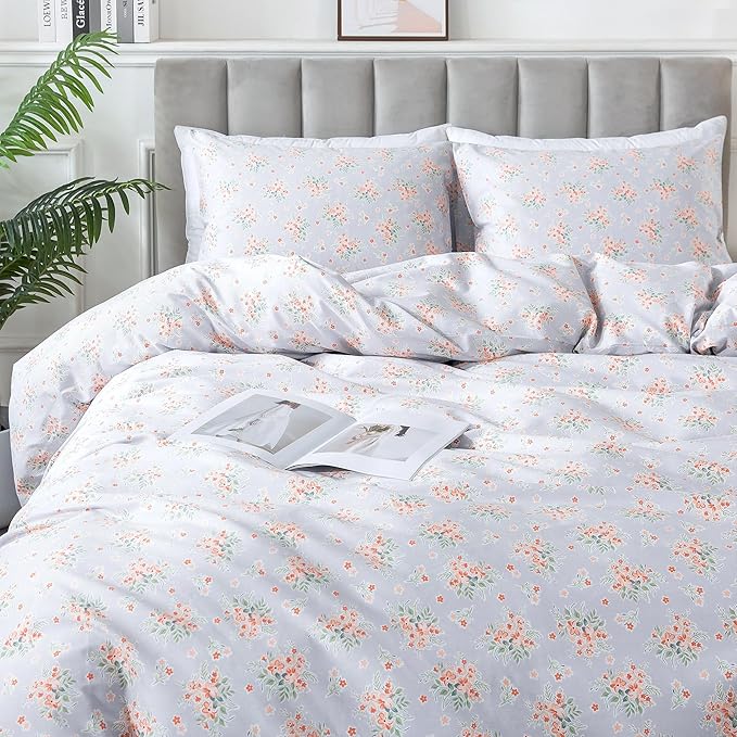 100% Cotton Duvet Cover Set - Queen - 3 Piece