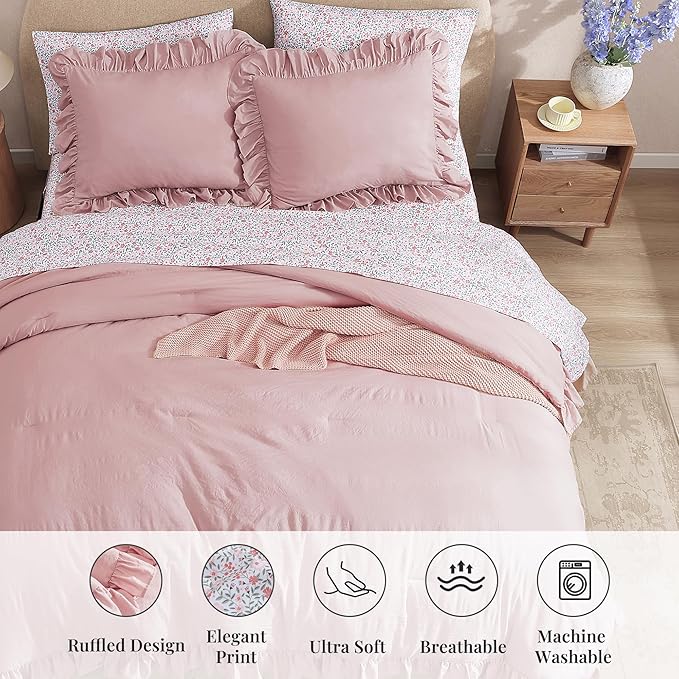 Comforter Set - Queen - 7 Piece
