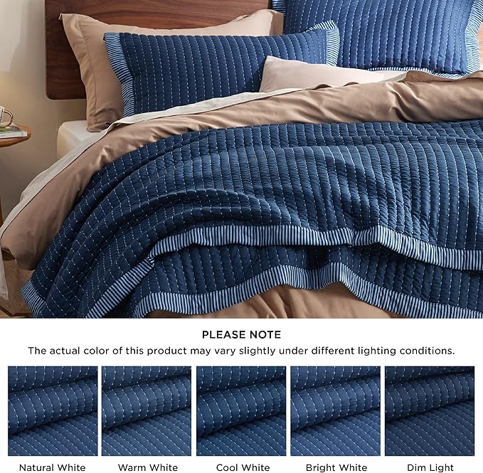 Microfiber Quilt Set - Twin - 2 Piece