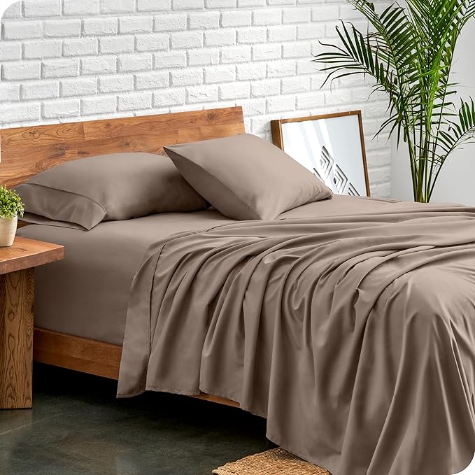 Microfiber Bed Sheet Set - Full - 4 Piece