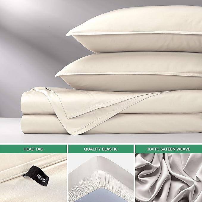 Bamboo Cooling Bed Sheet Set - Full - 4 Piece