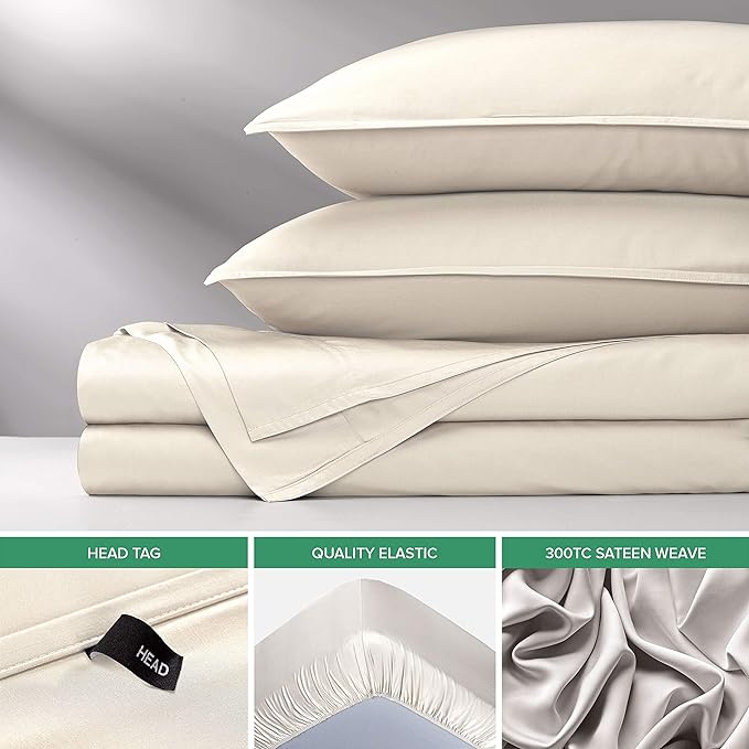 Bamboo Cooling Bed Sheet Set - Twin - 3 Piece