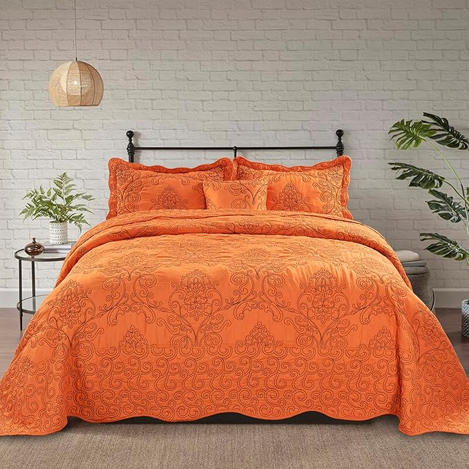 Microfiber Quilt Set - 4 Piece