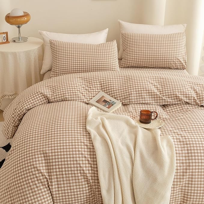Linen Duvet Cover Set - Queen - 3 Piece