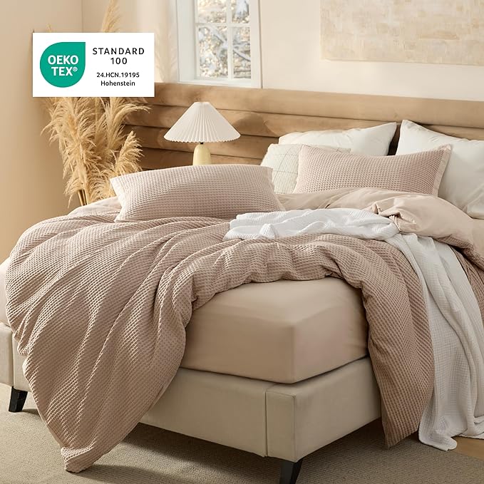 100% Cotton Duvet Cover Set - King - 4 Piece