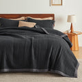Microfiber Quilt Set - Queen - 3 Piece