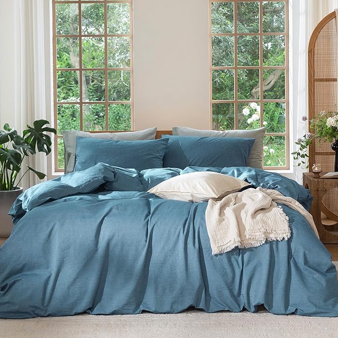 Linen Duvet Cover Set - King