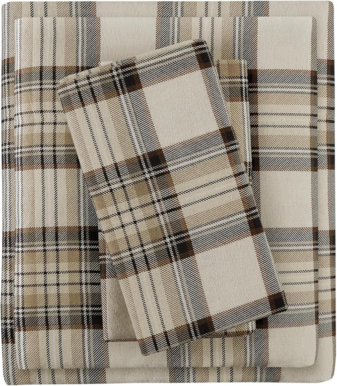 Flannel Bed Sheet Set - Twin - 3 Piece