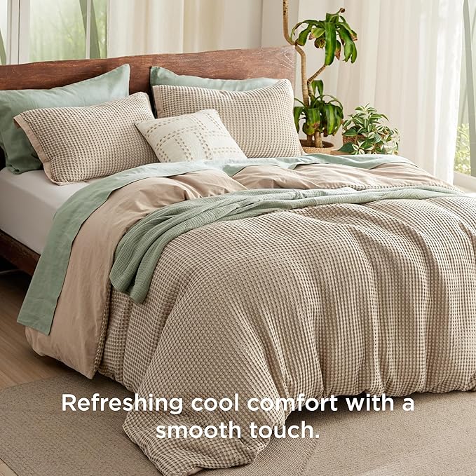 Bamboo Cooling Duvet Cover Set - Queen - 3 Piece