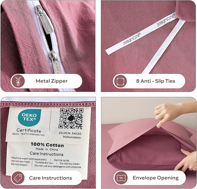 Linen Duvet Cover Set - Full