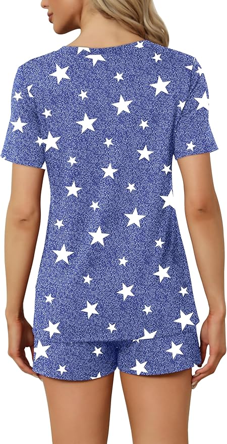 Women's Pajama Set - Short Sleeve - 2 Piece