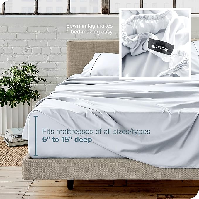 Microfiber Bed Sheet Set - Twin XL - 3 Piece