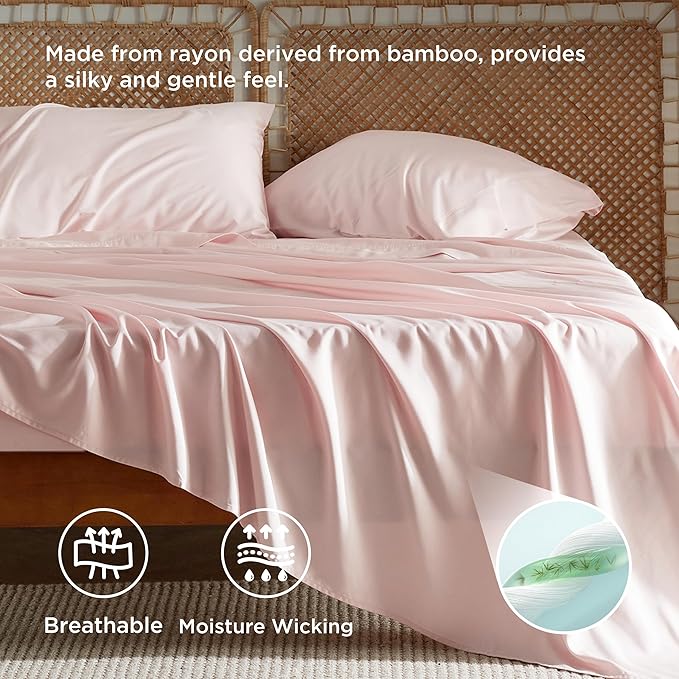 Bamboo Cooling Bed Sheet Set - California King