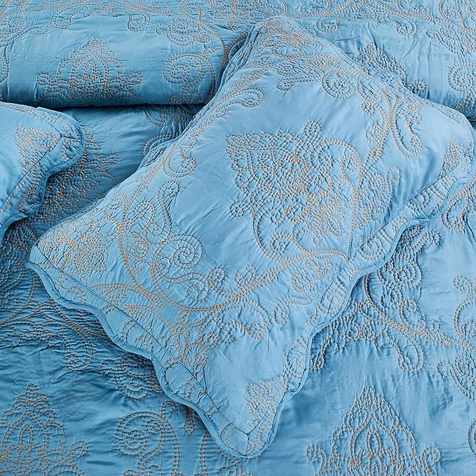 Microfiber Quilt Set - 4 Piece