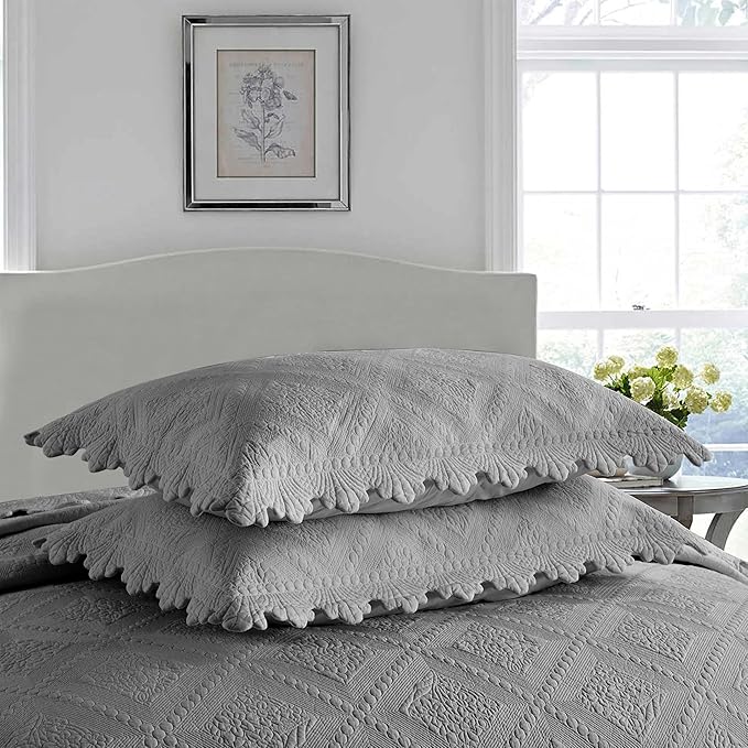 100% Cotton Quilt Set - Queen - 3 Piece