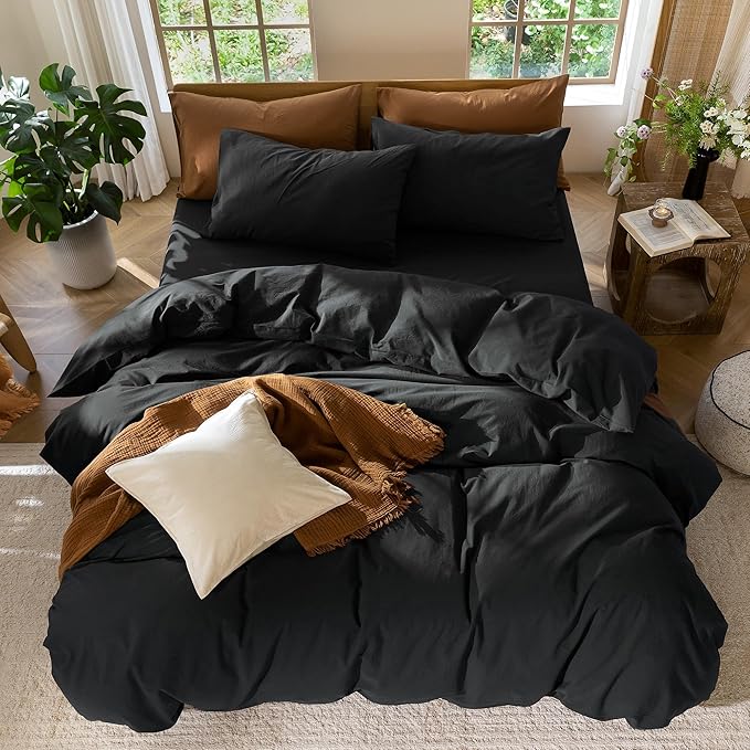 Linen Duvet Cover Set - Queen