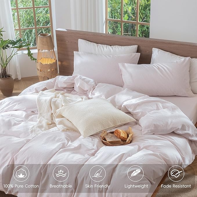 Linen Duvet Cover Set - Queen