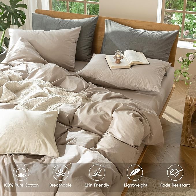 Linen Duvet Cover Set - King